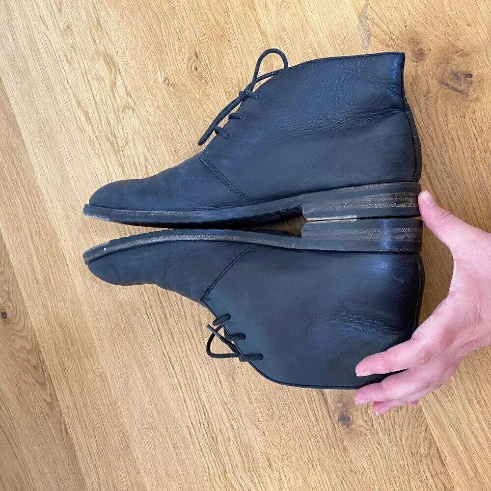 Frye ‘Sam’ Leather Chukka Boots 3482295 | Black | Size 8